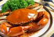 Plate of chili mud crab, one of the most delicious foods of Singapore