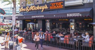 One of the hundreds of San Diego restaurants in the Gaslamp District